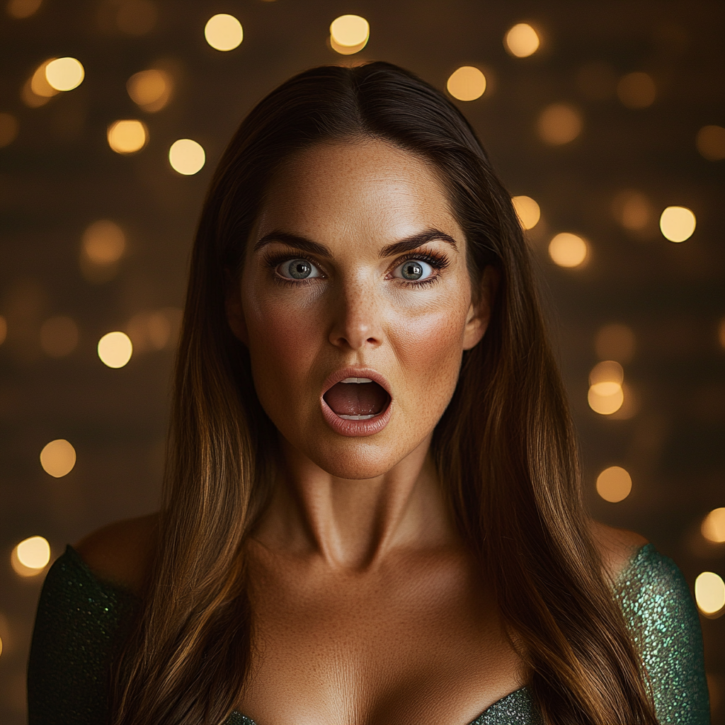 Una donna allarmata | Fonte: Midjourney